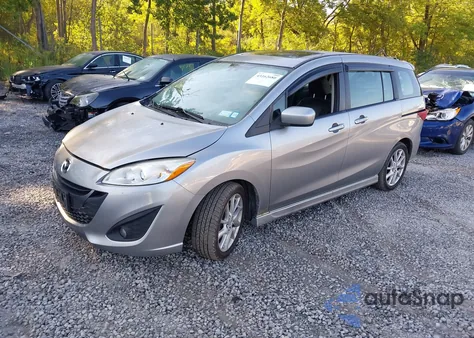 2012 Mazda Mazda5 Grand Touring из США, поврежденный, VIN JM1CW2DL3C0142617